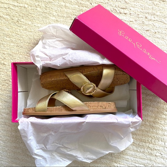 NWT Lilly Pulitzer Bayshore sandal - Picture 2 of 16